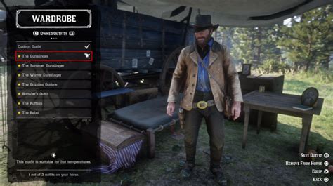 Red Dead Redemption 2s New Leak Shows The Outfit Customization Menu