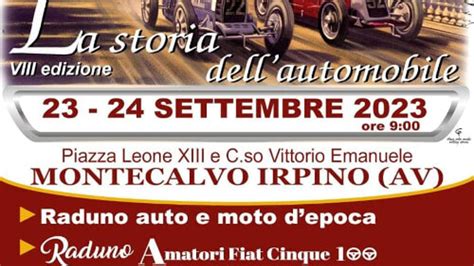 A Montecalvo Irpino La Storia Dell Automobile