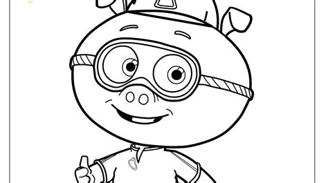 Alpha Pig And Toolbox Coloring Page Kids Pbs Kids For Parents