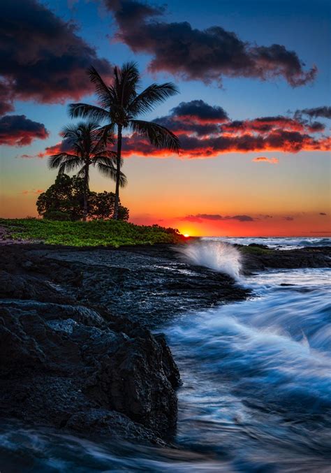 Sunset On The Big Island Of Hawaii 1130x1616 Oc Haldavisiv R