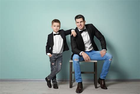 Padre E Hijo Ginas Fashion Alta Costura