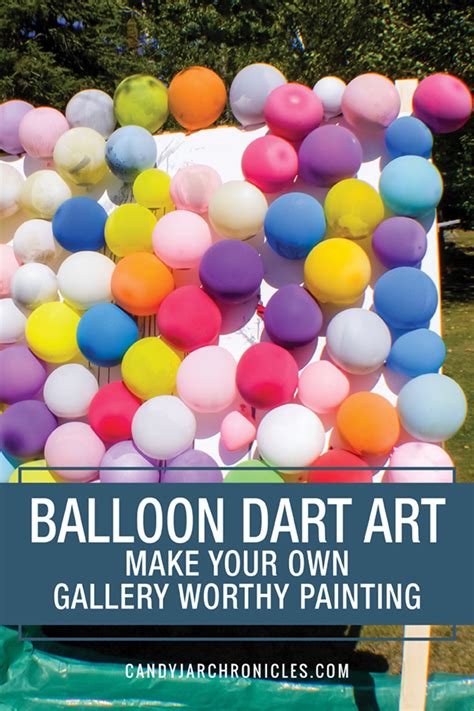 Make Your Own Balloon Dart Art Painting