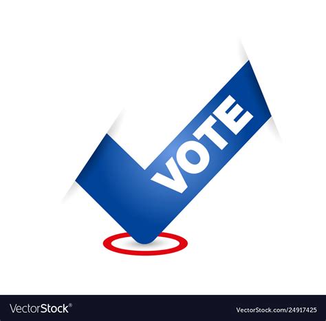 Voting Symbols Design Template Elections Vector Image