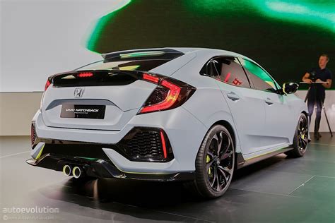 2017 Honda Civic Hatchback Previewed By Concept In Geneva Autoevolution
