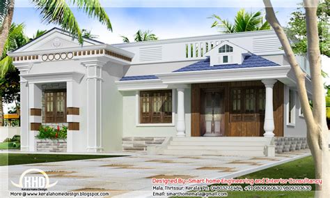 Are you looking for small house plans brimming with charm for any size family? One Story Bungalow Floor Plans Kerala Style Single Storey House Design, one storey home design ...