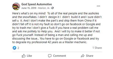 When Researching Local Mechanics I Came Across This Gem In Marion R