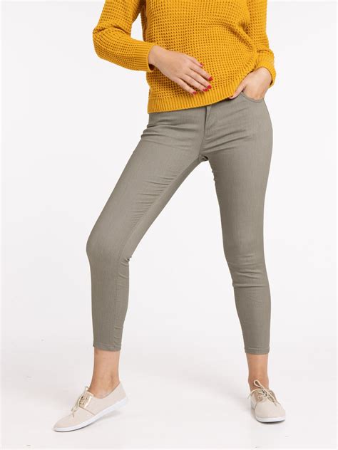 Pantalon 7 8ème skinny tilleul femme DistriCenter