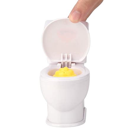 Buy Mini Funny Prank Squirt Spray Water Toilet Closestool Joke Gag Toy Desktop T At