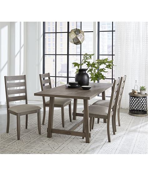 Macys Max Meadows Dining Table And Reviews Furniture Macys
