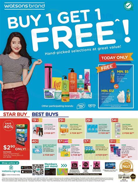 Buy watsons products in malaysia january 2021. Watsons: Buy-1-Get-1-FREE on Home Brand, Pure'n Soft ...