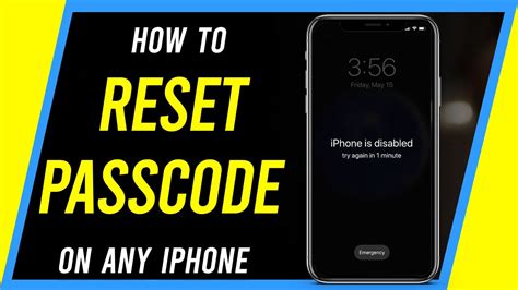 How To Reset Your Iphone If You Forgot Your Passcode Even If Disabled Youtube