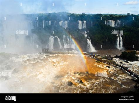 Iguassu Falls The Largest Series Of Waterfalls Of The World Located