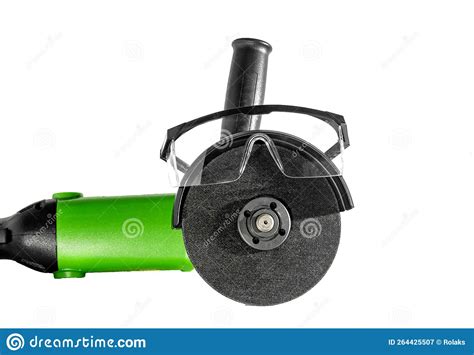 Safety Glasses And An Angle Grinder Stock Image Image Of Blade