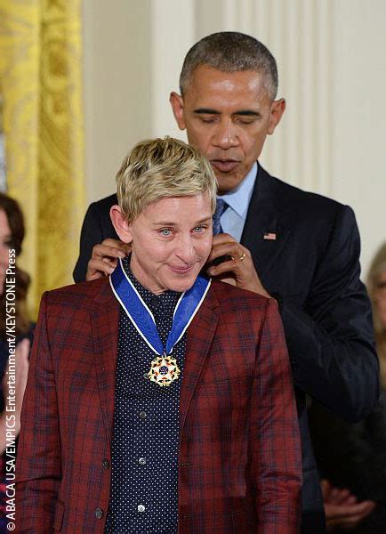Ellen Degeneres Tears Up While Receiving Presidential Medal Of Freedom