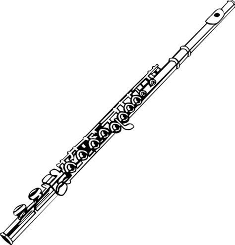 Flute Illustration Public Domain Vectors