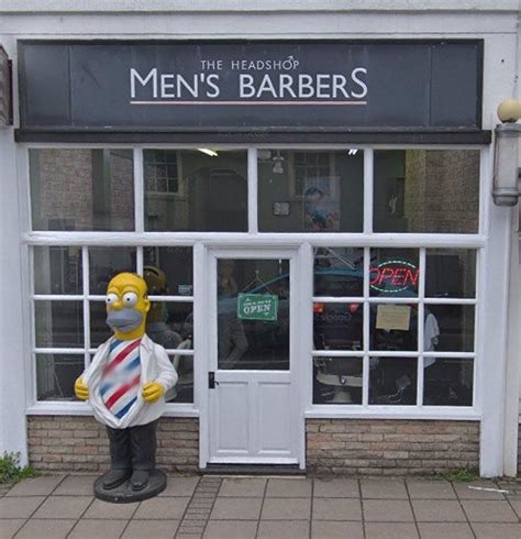 A Local Barber Shop Near Me Has Homer Simpson Outside Rthesimpsons