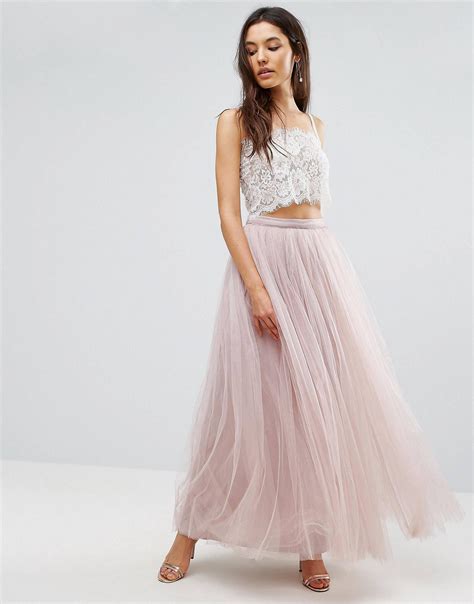 Love This From Asos Tulle Maxi Skirt Long Pink Skirt Womens Tulle