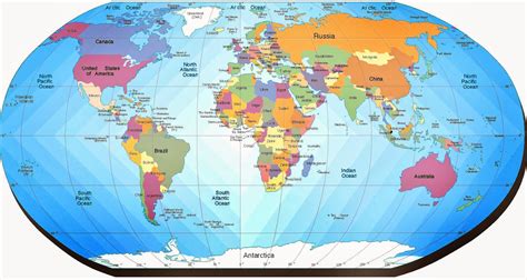 Mapa Paises Del Mundo