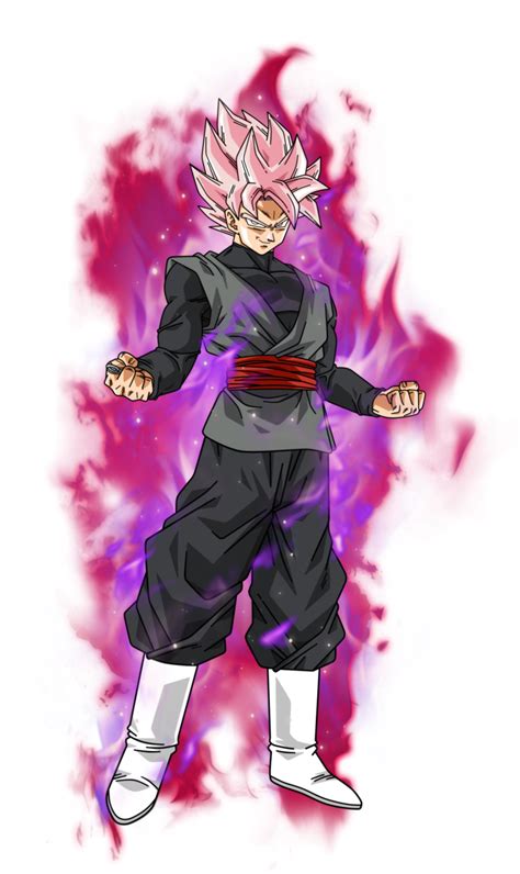 In the anime, super saiyan rosé is stated to be the natural result of a god with a. Black Goku super saiyan rose V2 by BardockSonic | Dragon ...