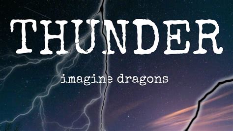 It was released by interscope records and kidinakorner on april 27, 2017, as the second. THUNDER|IMAGINE DRAGONS|LYRICS🎵 - YouTube