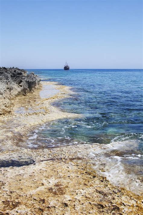 Sea Coast Cyprus Summer Landscape Stock Image Image Of Napa Beauty