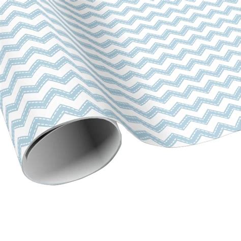 Pick Your Color Wchevrons Blue Pycc Wrapping Paper Zazzle Blue