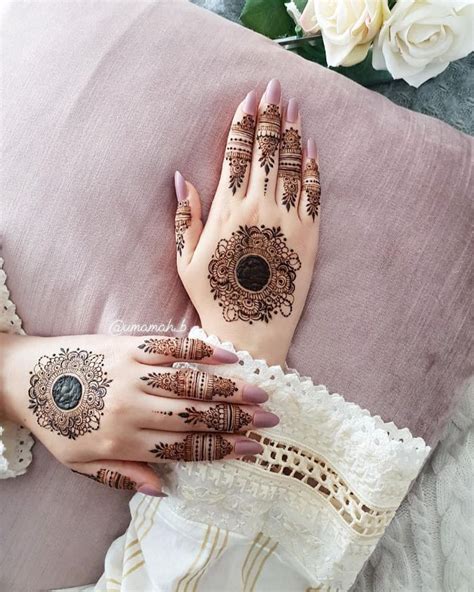 Stylish Back Hand Mehndi Designs From Umamah B K4 Fashion