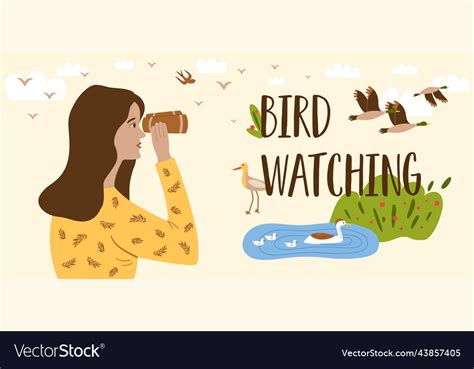 Birdwatching Banner Birding Ornithology Horizontal