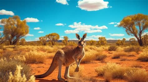 Premium Ai Image Australian Outback Wildlife Background