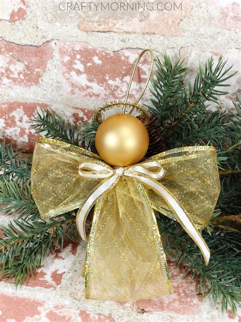 How To Make Ribbon Angel Ornaments Crafty Morning Christmas Angel