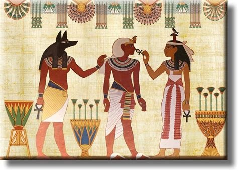 Ancient Egyptian Scripture Art Picture On Acrylic Wall Art Décor