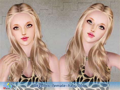 The Sims Resource Skysims Hair 001