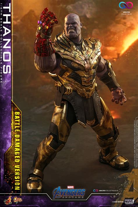 A page for describing characters: Hot Toys - Thanos - Battle Damage Version - Avengers ...