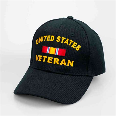 United States Veteran W National Service Ribbon Special Edition Hat