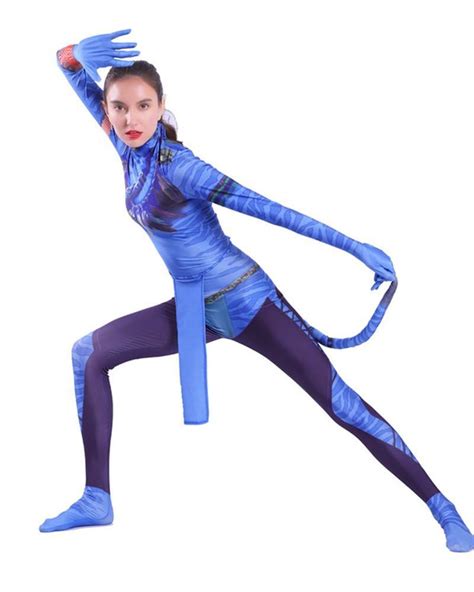 Avatar 2 Neytiri Combat Gear Womens Halloween Unitard Costume Pinkfad