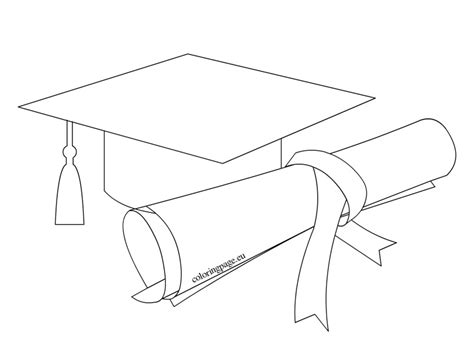 Graduation Cap Drawing Free Download On Clipartmag