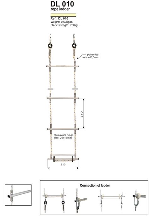 Protekt Dl 010 Rope Ladders Max Safety And Engineering Services Sdn