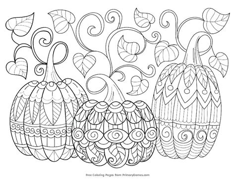 An adult coloring book with beautiful flowers, adorable animals, fun characters, and relaxing fall designs (autumn and halloween coloring books) jade summer 4.5 out of 5 stars 1,238 Fall Coloring Pages For Preschoolers at GetColorings.com ...
