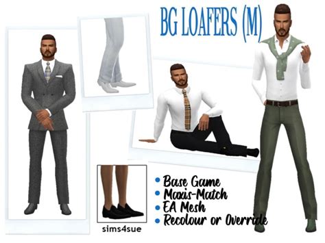 Bg Loafers M At Sims4sue The Sims 4 Catalog