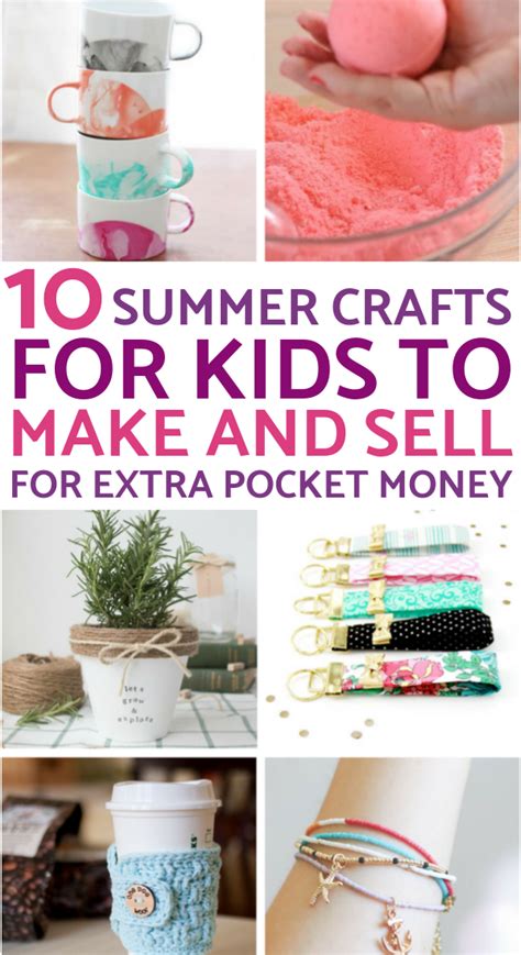 15 Easy Crafts For Kids To Make And Sell For Profit 2023 Summer
