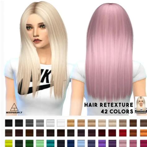 Sims 4 Hairs Miss Paraply Alesso 50′s Hairstyle Retextured