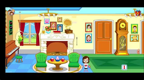 مطعم البطريق 2 الجزء الثاني العاب بنات باربي طبخ و ترتيب المنزل. حكاية العائلة المسكينه فى لعبة ماى تاون - YouTube