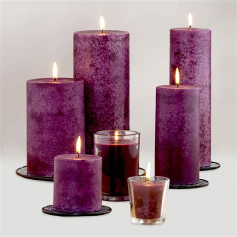 To Put Inside Hurricane Lanters Purple Candles Candles Colorful Candles