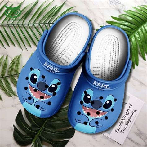 Cute Stitch Personalized Clog Crocs Owl Fashion Shop