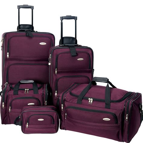 Samsonite 5 Piece Travel Set Travel Luggage Set Travel Bag Set Stylish Luggage