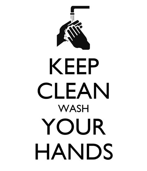 Keep Clean Wash Your Hands Poster V Keep Calm O Matic