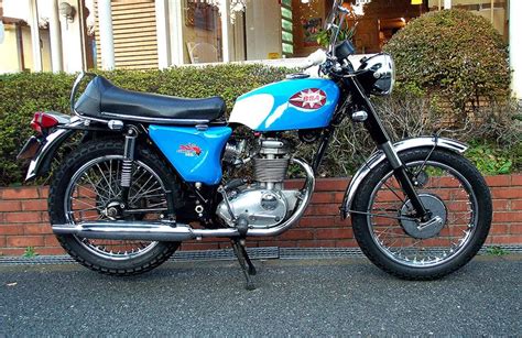 1968 Bsa 250 Starfire Bsa Motorcycle Blue Motorcycle Classic