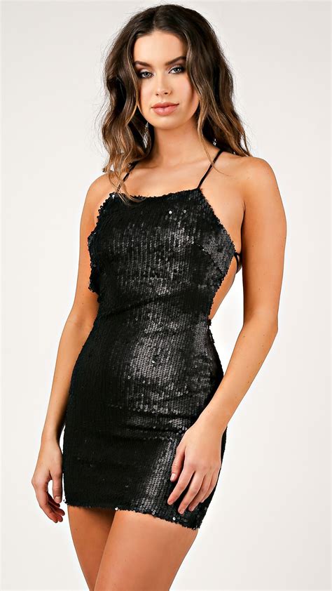 black glitter sequin dress sequin dress fashion little dresses