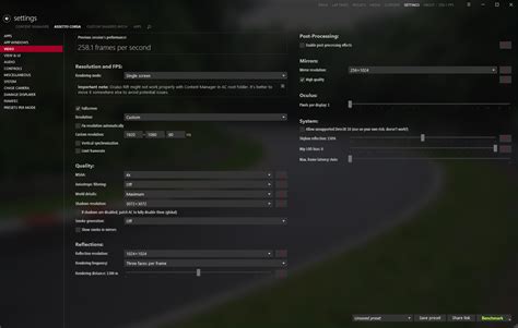 Assetto Corsa Cpu And Memory Tuning Impact Racedepartment