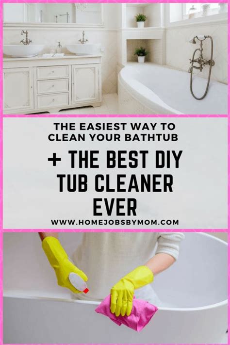 The Easiest Way To Clean Your Bathtub The Best Diy Tub Cleaner Ever